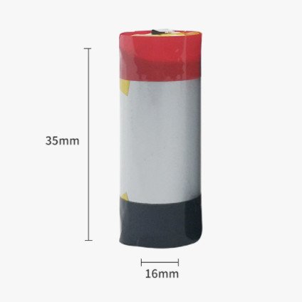 Wholesale Cheap Digital rechargeable lithium ion battery 16350 3.7v 500mAh Aeromodelling car models Energy bars sexy product