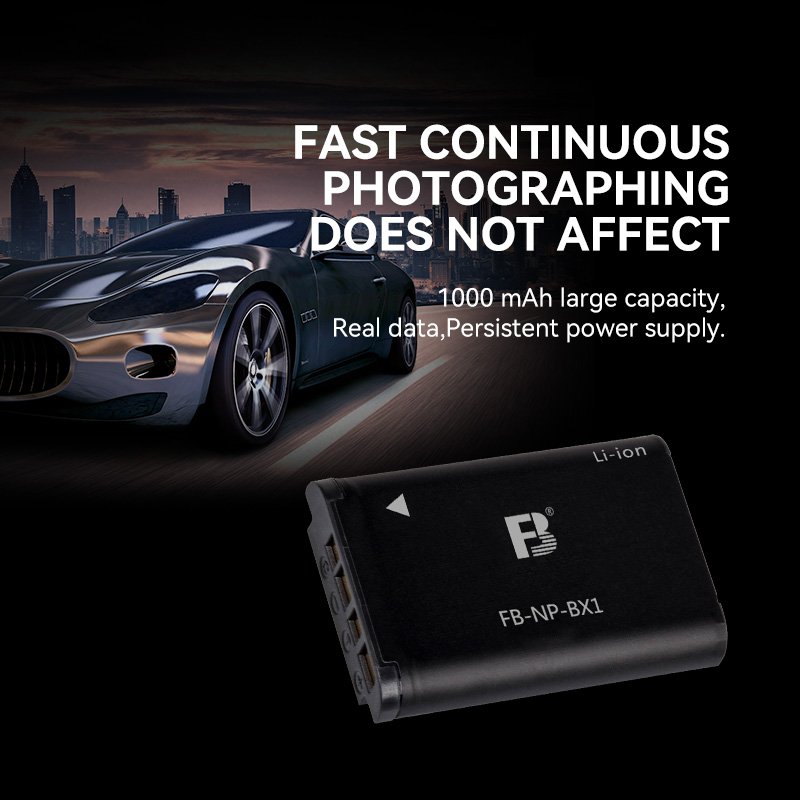 FB NP BX1 1000mAh camera battery for sony ZV1 RX100 HX50 WX350 M5 M6 M3 M2 M4 CX240 HX90 Digital camera