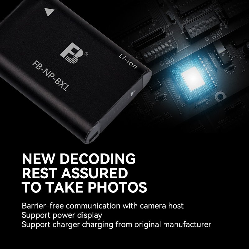 FB NP BX1 1000mAh camera battery for sony ZV1 RX100 HX50 WX350 M5 M6 M3 M2 M4 CX240 HX90 Digital camera