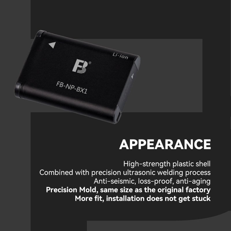 FB NP BX1 1000mAh camera battery for sony ZV1 RX100 HX50 WX350 M5 M6 M3 M2 M4 CX240 HX90 Digital camera