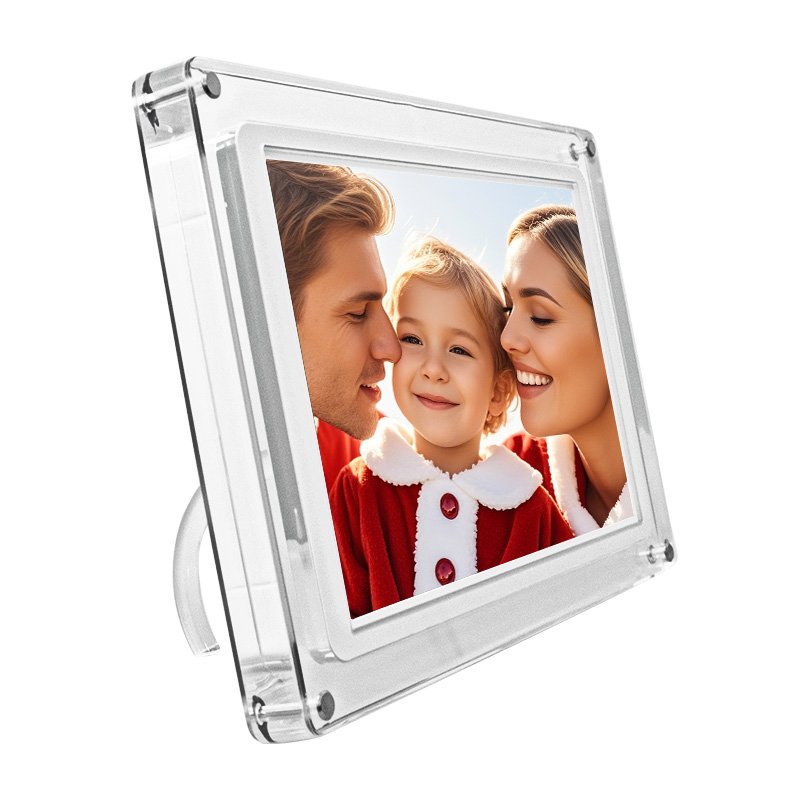 10.1'' digital video album Wifi-Enabled Acrylic digit frame Built-in battery relive moments