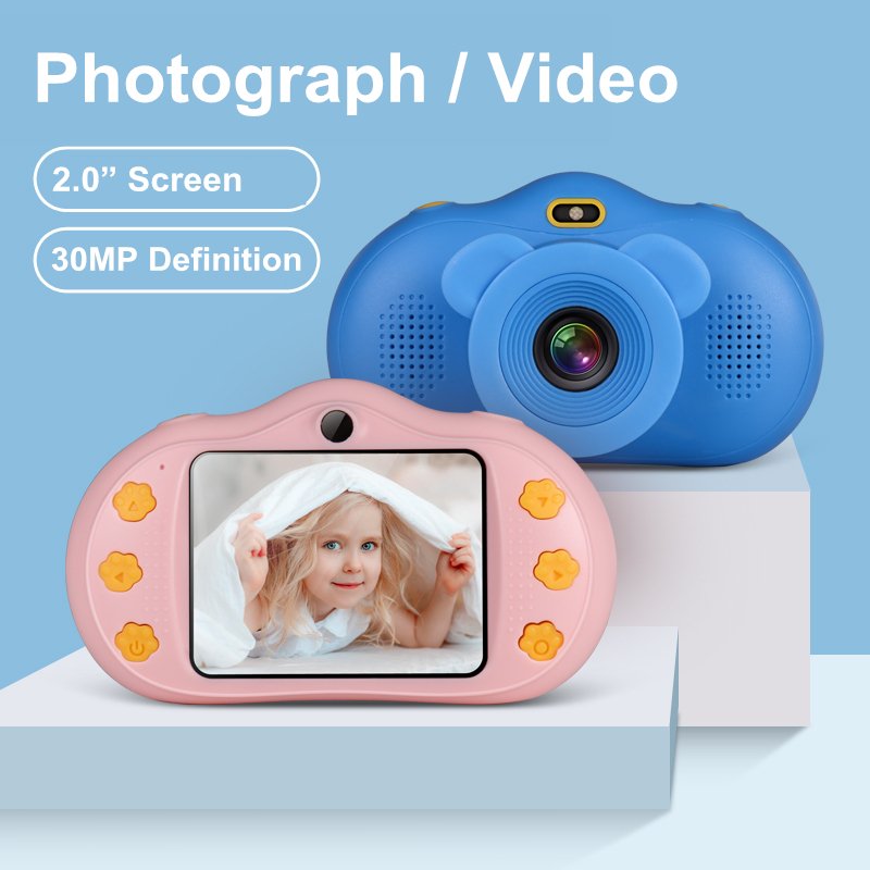 Children Instant Print Camera For Kids 1080p HD Mini Camera With Thermal Photo Paper Digital Camera kids Gifts toys