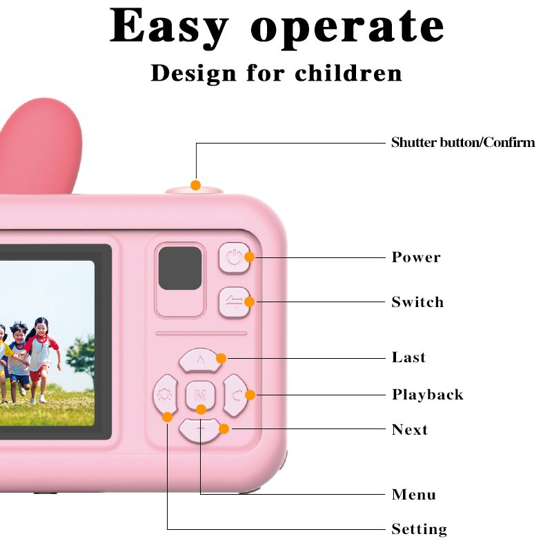 2023 New design HD camera best gift for children camera