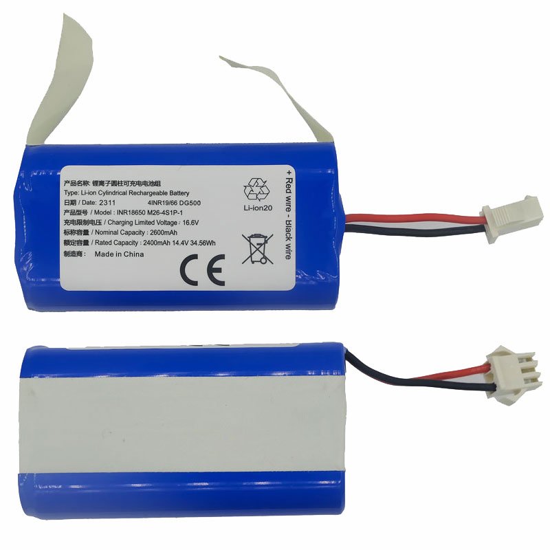 INR18650 M26-4S1P-1 Replacement Batteries For ECOVACS DG500 Vacuum Cleaner Strong Power 14.4v 2600mAh Digital Batarya Wholesale