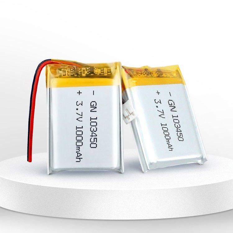 Factory direct ternary lithium lipo battery 1000mAh electronic digital electric toy 103450 lipo battery