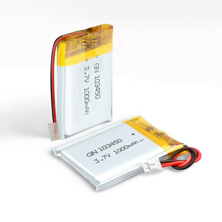 Factory direct ternary lithium lipo battery 1000mAh electronic digital electric toy 103450 lipo battery