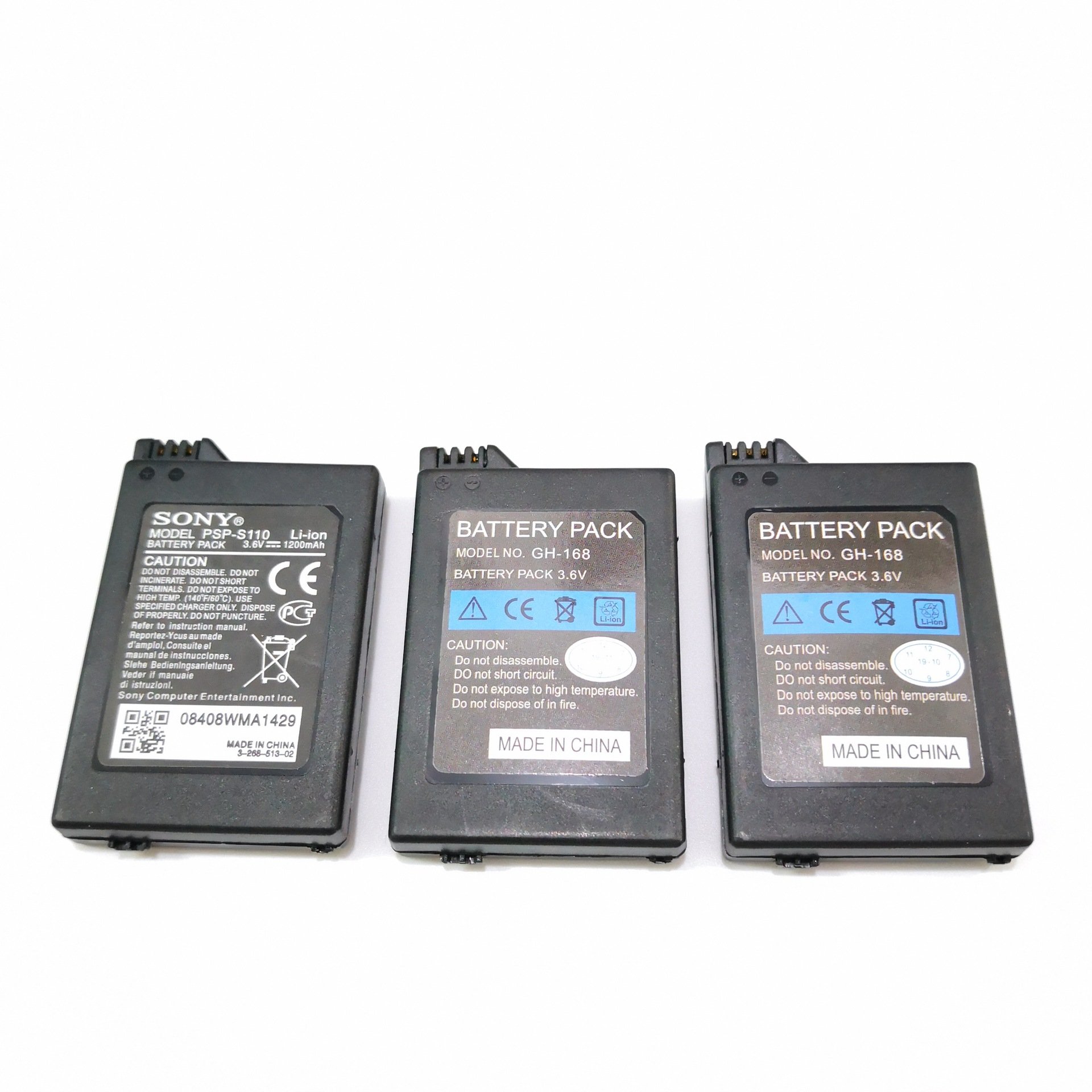 Upgraded Version replacement battery for psp 3000 psp battery 1000 cover psp digital batteries