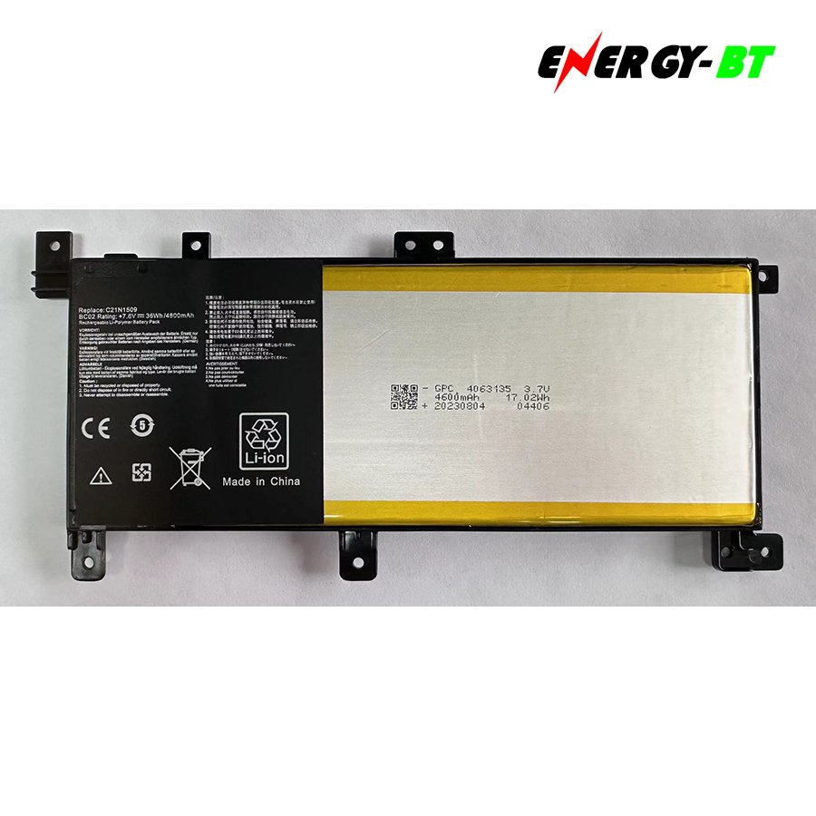 C21N1509 Laptop Battery For ASUS A556 A556U X556 X556UA K556 K556U Vivobook F556 Series