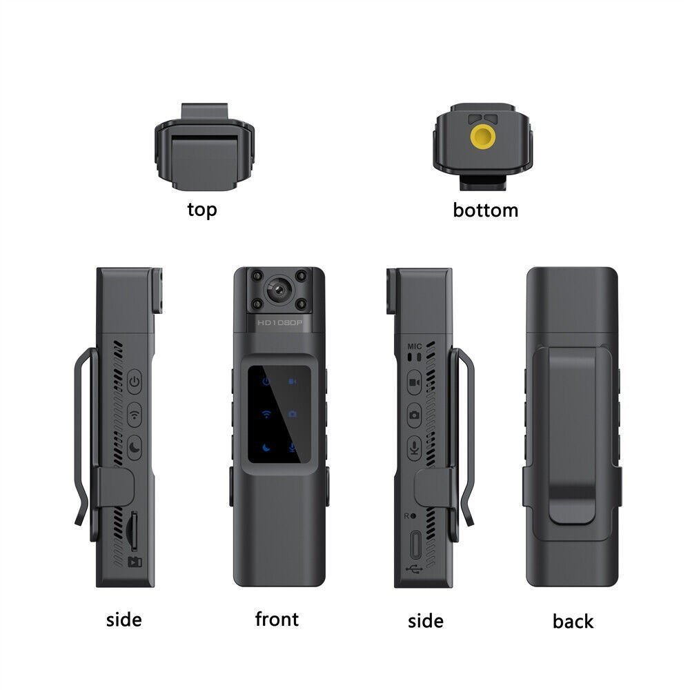 Hd Bodycam Video Recorder1080P Camera waterproof Multifunctional Diving Auto Tracking Action And Sports Camera Video Recorde