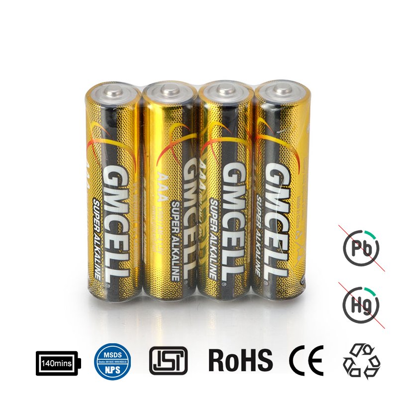 GMCELL Cheap Price alkaline battery aaa 1.5v lr03 am4 cell battery wholesale for kid toys