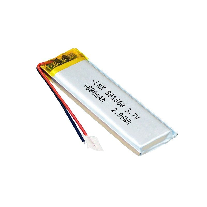 OEM ODM 801660 High temperature 80du polymer lithium Batteries Li ion 800mah 1000mah 3.7v Rechargeable Lithium Polymer Battery