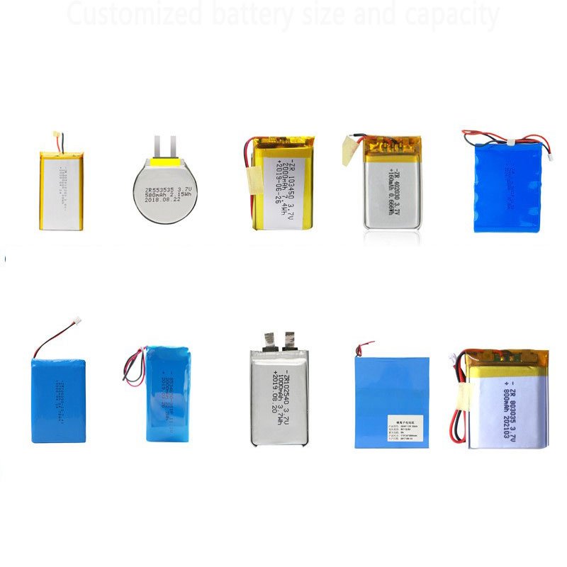 OEM ODM 801660 High temperature 80du polymer lithium Batteries Li ion 800mah 1000mah 3.7v Rechargeable Lithium Polymer Battery