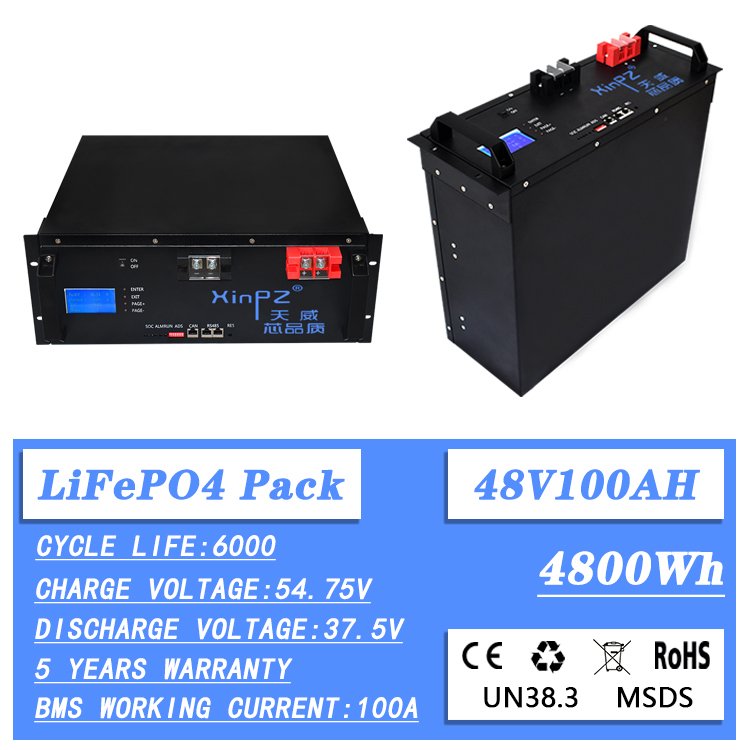 Algeria Market Li-ion Battery Solar Batteries 48v 100ah