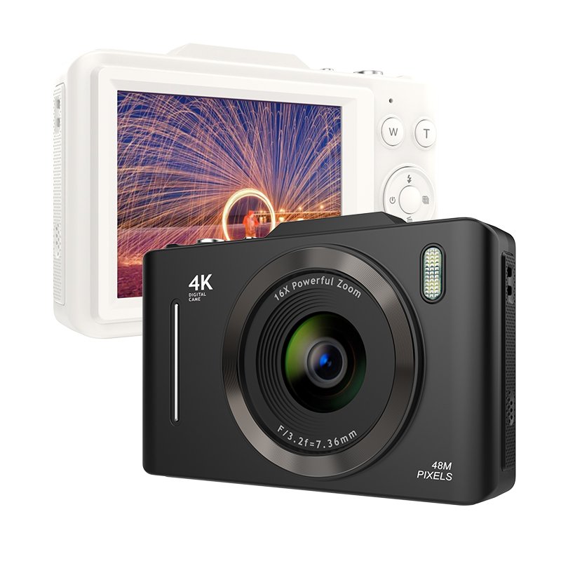 HD 1080P Kids Camera Camcorder 48MP 16X Digital Zoom with 2.8 Inch LCD Screen