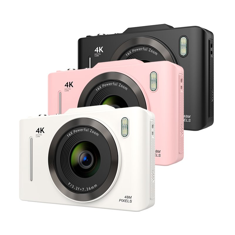 HD 1080P Kids Camera Camcorder 48MP 16X Digital Zoom with 2.8 Inch LCD Screen
