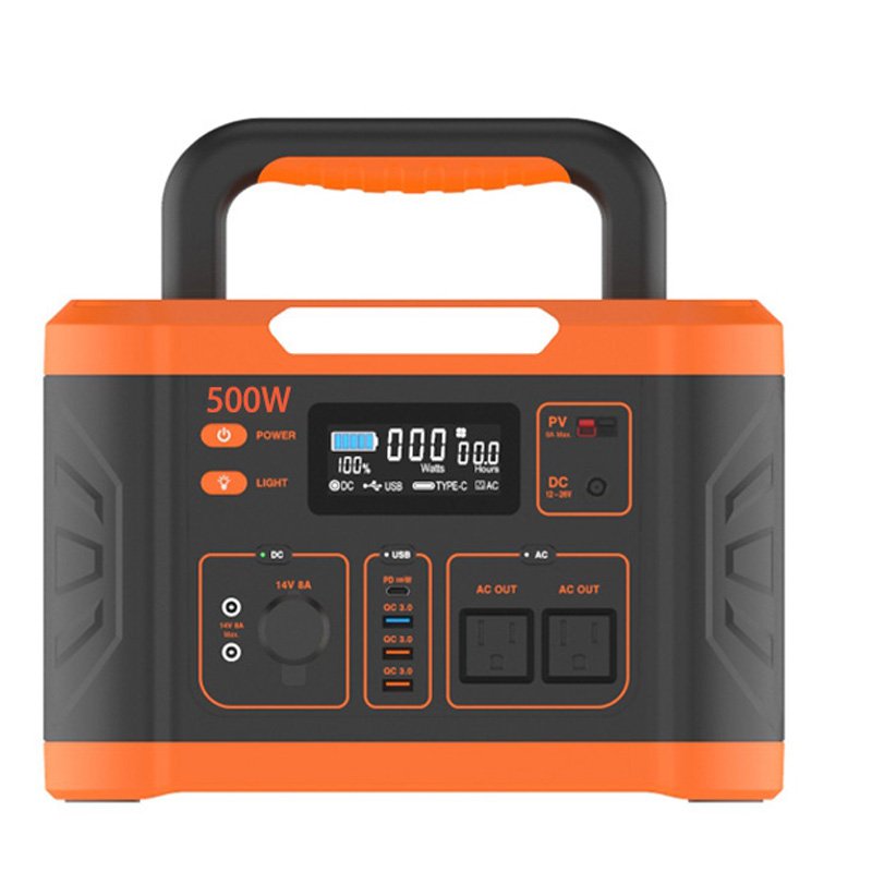 High Capacity Portable power Station UPS Energy Storage Power Supply 12v 500W Lithium Battery Power Bank For Home Use