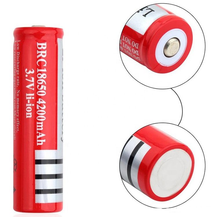 ultrafire battery 18650 4200mAh 3.7V Li-ion Rechargeable Battery High Capacity LED Flashlight Digital Camera