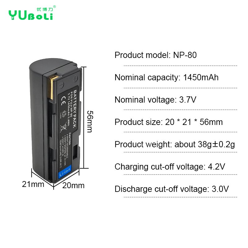 YUBOLI Li-ion Battery Pack Replacement for Fujifilm Digital Camera X6800 X4900 X6900 X4800 Compatible Kodak KLIC-3000 K3000