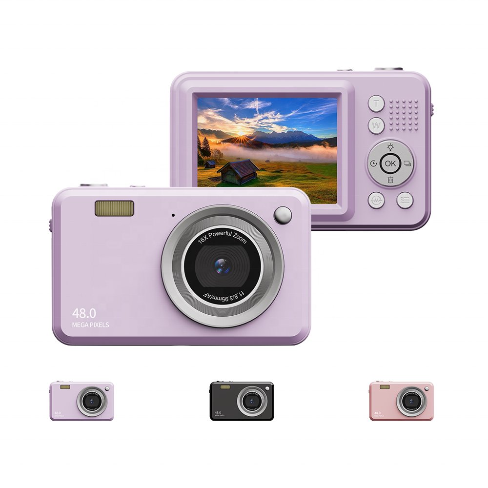 YMX CA07 CMOS Sensor Pocket Size Portrait Photography Micro Single Megapixel Retro Camera for Beginner Photography Teens Gift