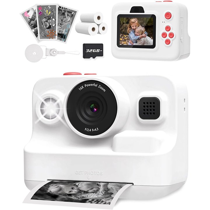 Cheapest Instant Camera Big Battery Capacity Toy Gifts Digital Camera Game Music Video Recorder with Flash Light