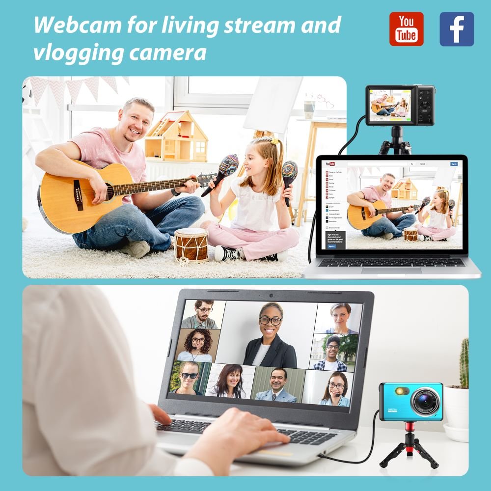 Video digital camera 48 million entry-level high-definition pixel camera compact and convenient travel mini dslr camera