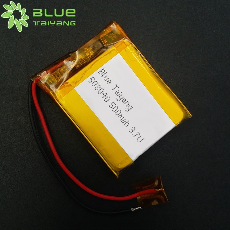 wholesale lipo batteries 3.7v 500mAh 503040 Lithium polymer batteries 600mah lipo 503040