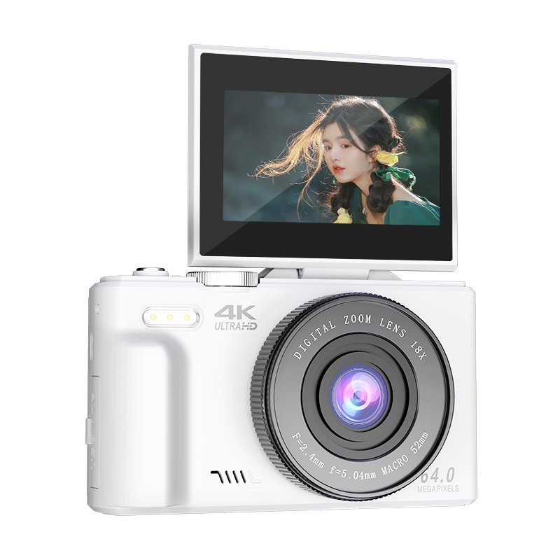 SPRITE GROUP Digital Camera 16X Digital Zoom with Flip Screen 64MP Real 4K with WIfi Function High-end Product Digital Camera