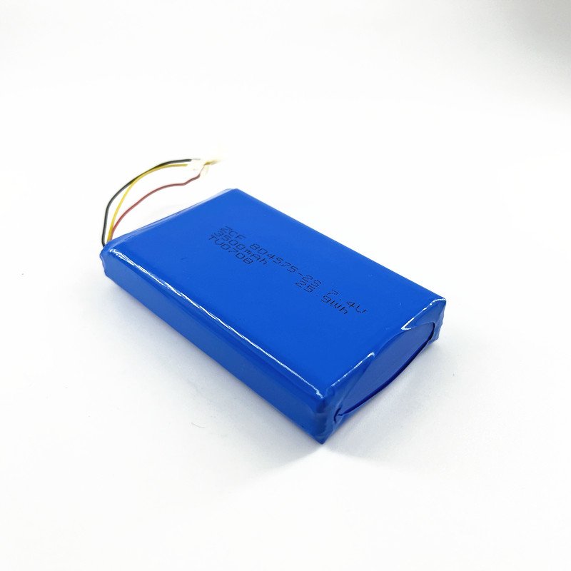 ZCF804575-2S 3500mAh 7.4V Rechargeable Lithium Ion Polymer Battery for Digital Mobile Radio DMR dPMR Wireless Camera