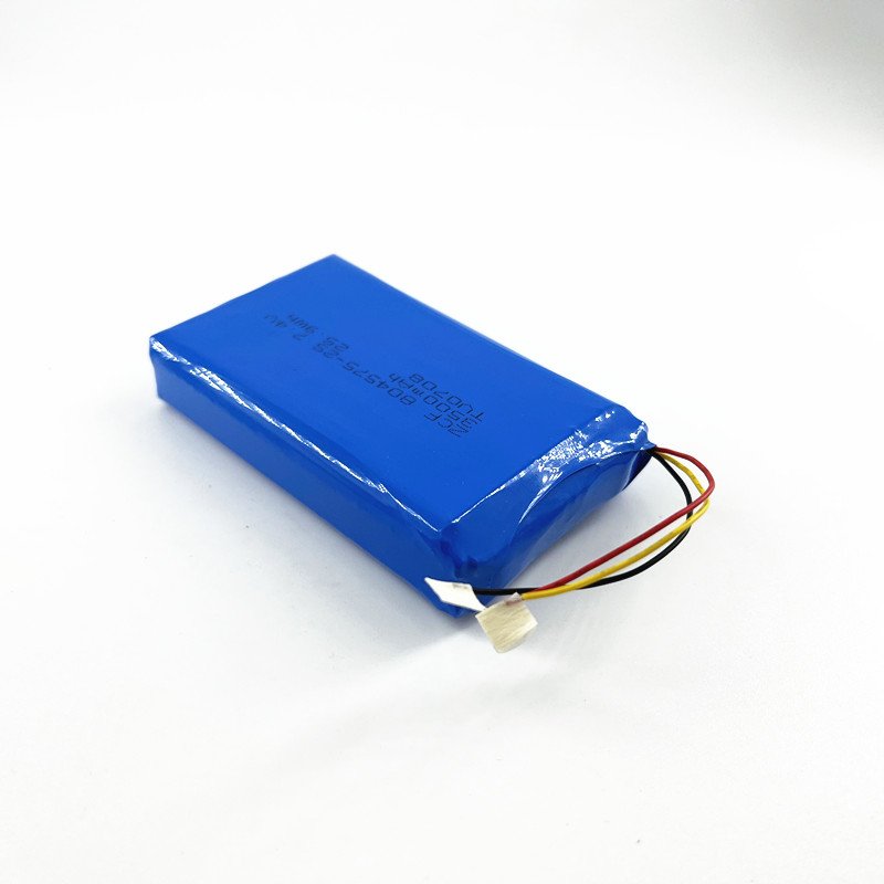 ZCF804575-2S 3500mAh 7.4V Rechargeable Lithium Ion Polymer Battery for Digital Mobile Radio DMR dPMR Wireless Camera