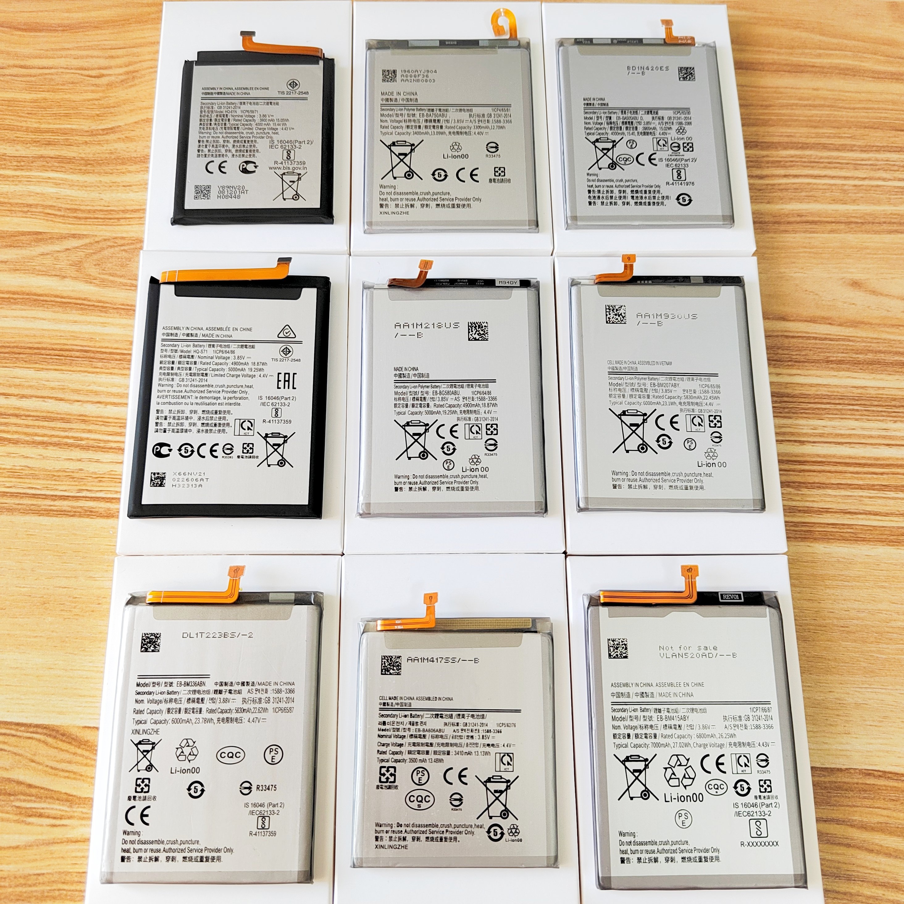 High Quality Digital Battery for Samsung Galaxy M Pro M01 M10 M10S M11 M20 M21 M30S M31M33 M40 M51 M62 Original Phone Battery