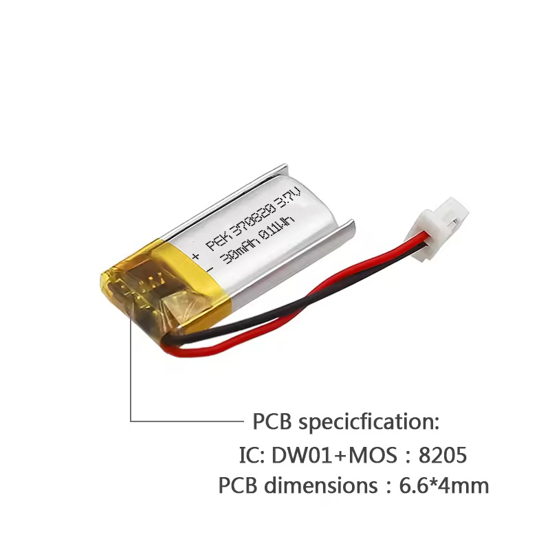 PEEIK 370820 30mAh 3.7V New Battery Products Worldwide Shipping Batteries High Energy Density Smart Doorbell Digital Camera