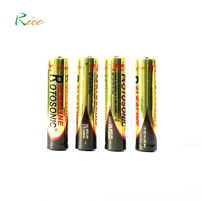 ROTOSONIC Super power r03 lr03 aaa 1.5V size 140mins used for clock alkaline dry cell battery