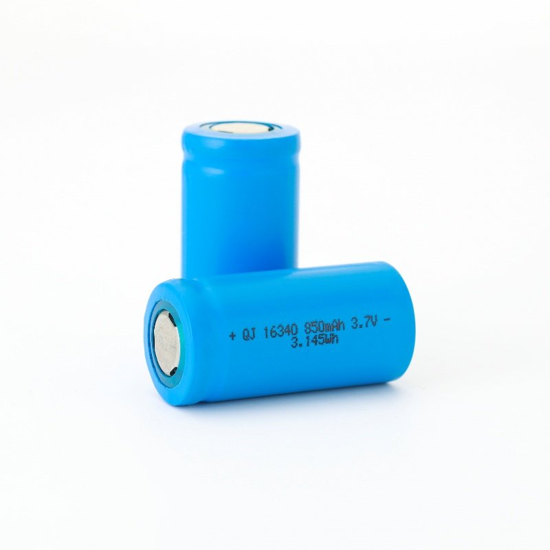 Wholesale 16340 3.7V 850mAh Recycle Cyclic Charging Rechargeable Cylindrical Digital Lithium Li-Ion Batteries Battery Cells