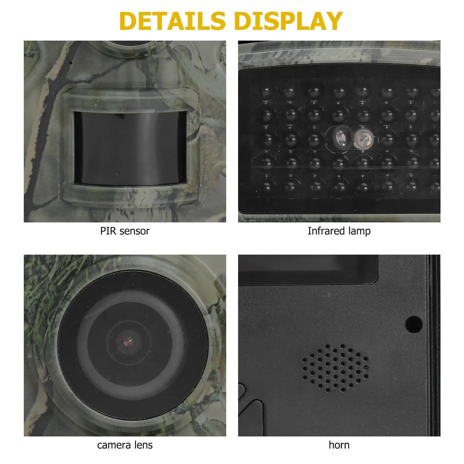 Hunting Game Camera 12MP PIR Wild Trail Game Cam Infrared Night Vision Digital Scout Camera