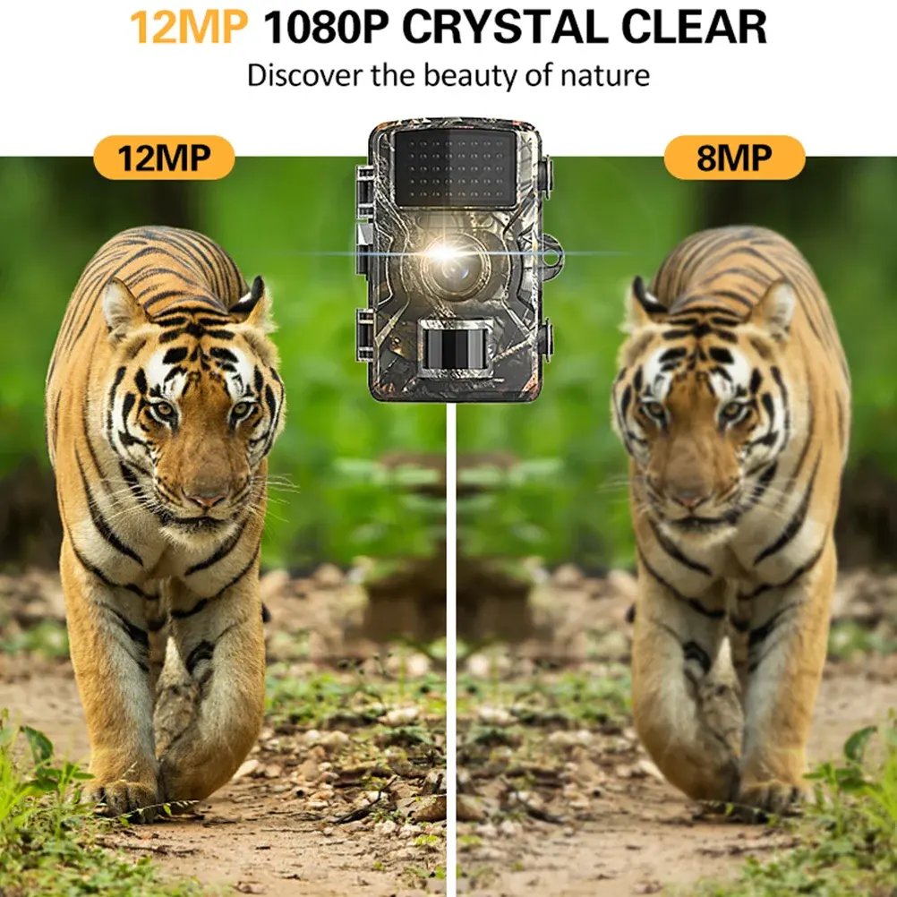 Hunting Game Camera 12MP PIR Wild Trail Game Cam Infrared Night Vision Digital Scout Camera