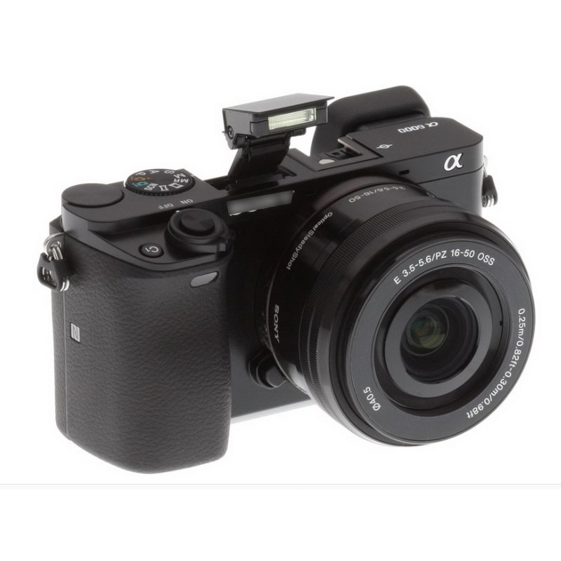 Original second-hand brand A6000 with 16-50 lens 1080p high-definition camera number micro single camera with charger, battery,