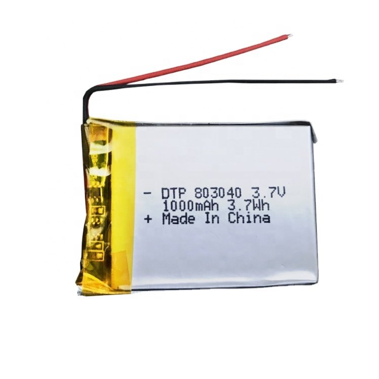 Factory supply high quality li ion polymer battery 103040 3.7v 1200mah lipo battery