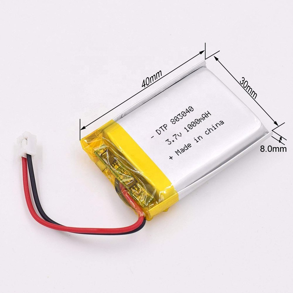 Factory supply high quality li ion polymer battery 103040 3.7v 1200mah lipo battery