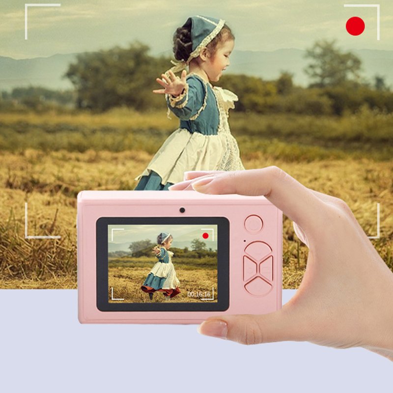 Icar 2.4 inch Rechargeable Mini Compact Pocket Camera Portable 16X Digital zoom Small Camera for Teens Students