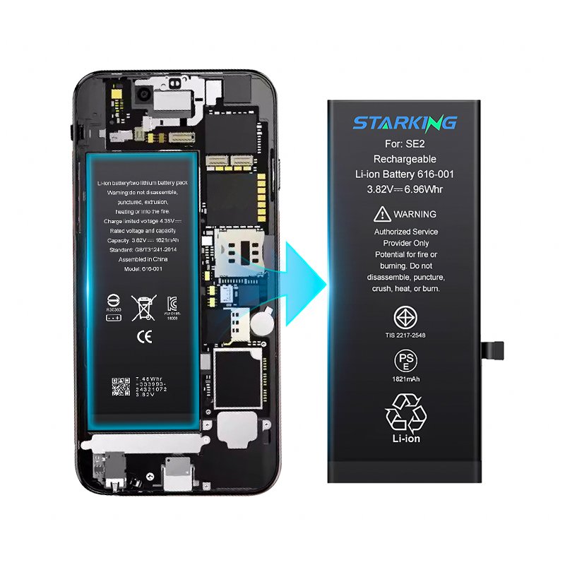 Mobile phone battery brand new cell phone lithium ion digital batteries for IP Phone SE2020 1821mAh SE2023 irginal battery