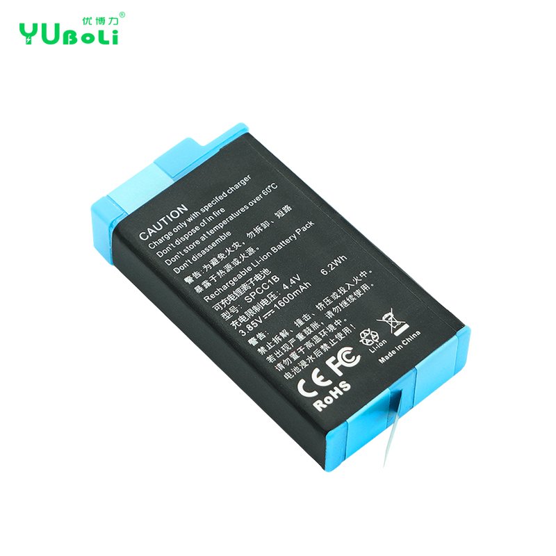 OEM 1600mAh Rechargeable Lithium ion Batteries SPCC1B For Gopro Max 360 Camera Digital Batteries