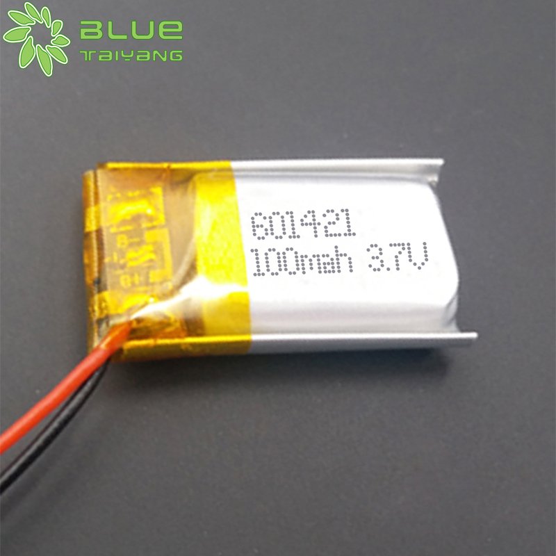 601421 small size with high capacity li-po battery 3.7v 100mah suppliers smart watch battery