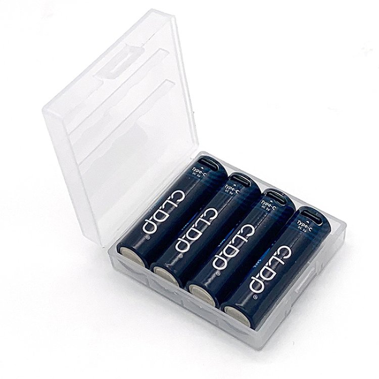Oem Customized Nizn 1.6 Volt Aa Rechargeable battery 1.5v batteries With Usb-c Cable Packed 2pcs 4pcs
