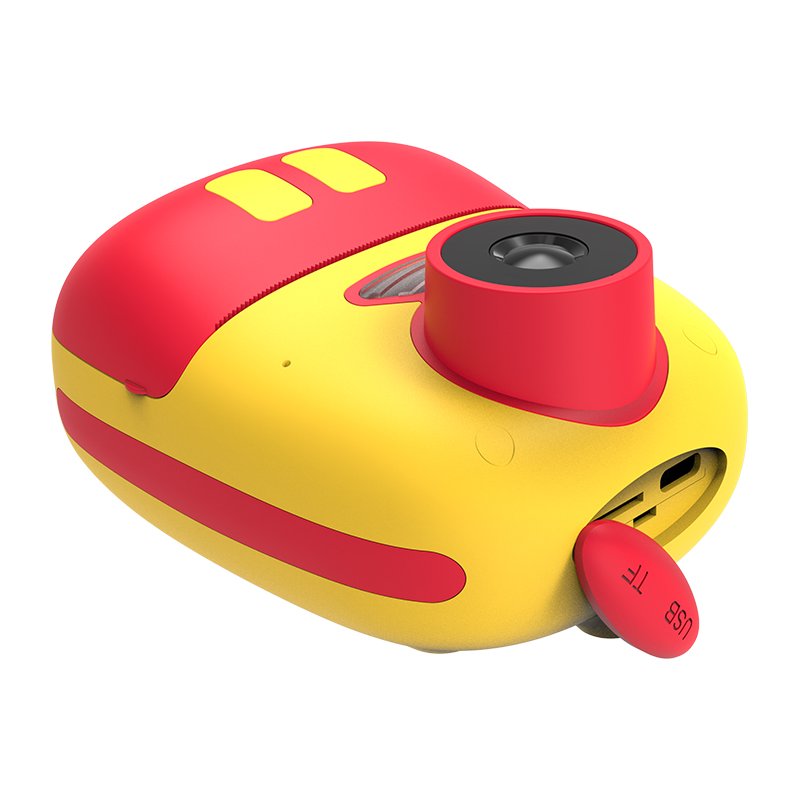 instant printing camera for children 1080P 2 inches screen, toy camera with 800mAh battery
