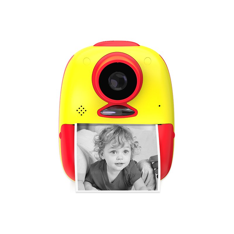 instant printing camera for children 1080P 2 inches screen, toy camera with 800mAh battery