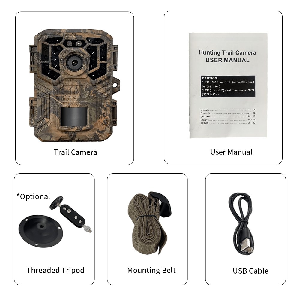 Sensvision 48MP 4K Waterproof IP66 Infrared Night Vision Digital Photo Trap wifi Hunting Trail Camera