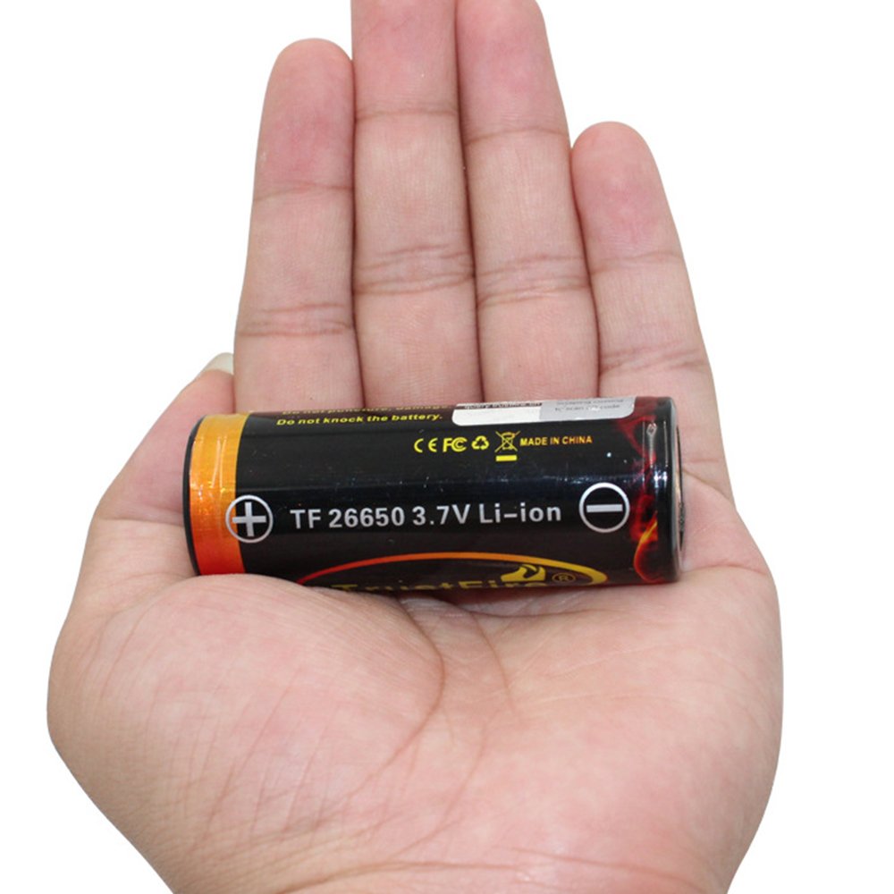 Brand New TrustFire 3.7V 5000mAh 26650 Rechargeable Protected Battery Cell Lithium Batteries with PCB