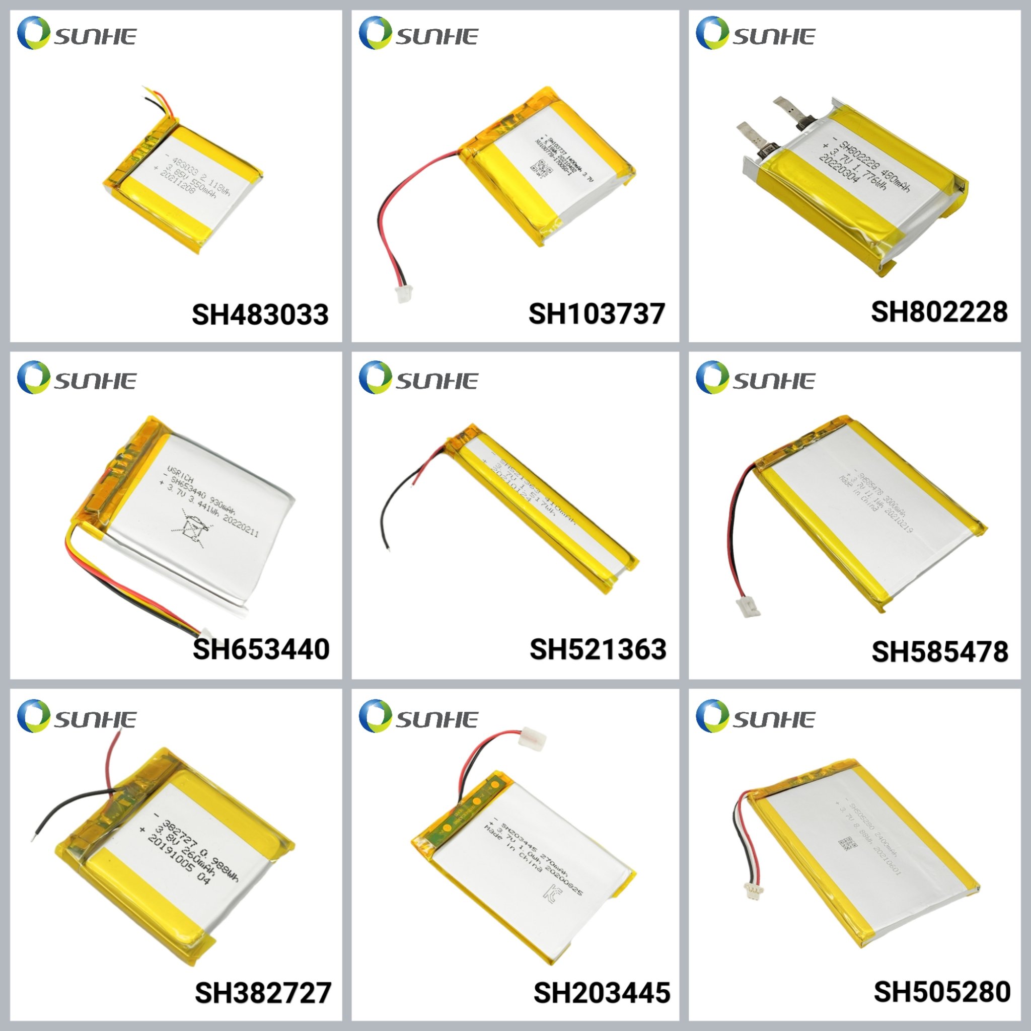 Manufacturer Rechargeable 391629 3.7V 130mAh li-ion Polymer Battery for GPS tracking Smart Watch Digital device Polymer Battery