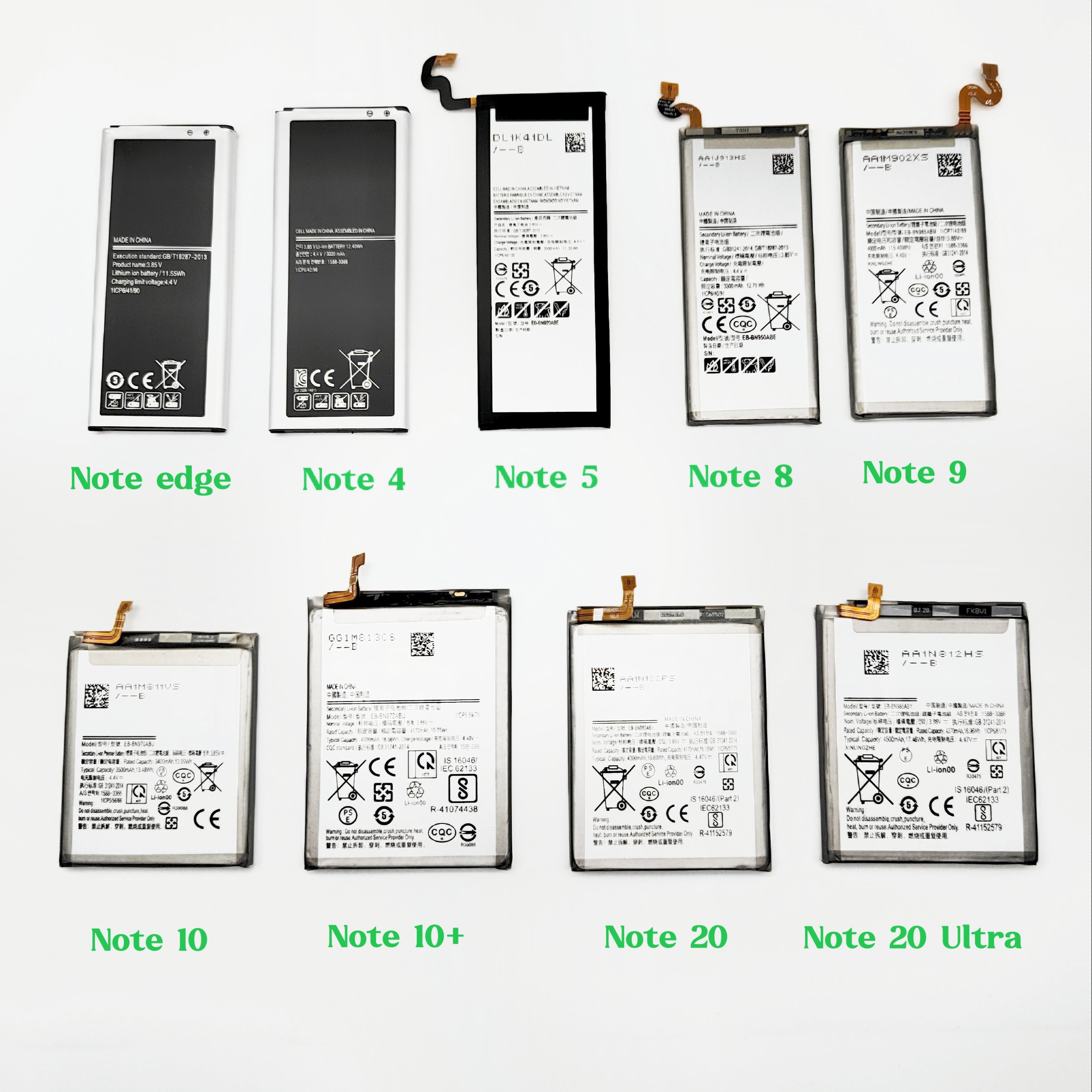 Original Quality Phone Battery EB-BN985ABY Digital Batteries for Samsung Galaxy Note 20 Ultra N985 Battery
