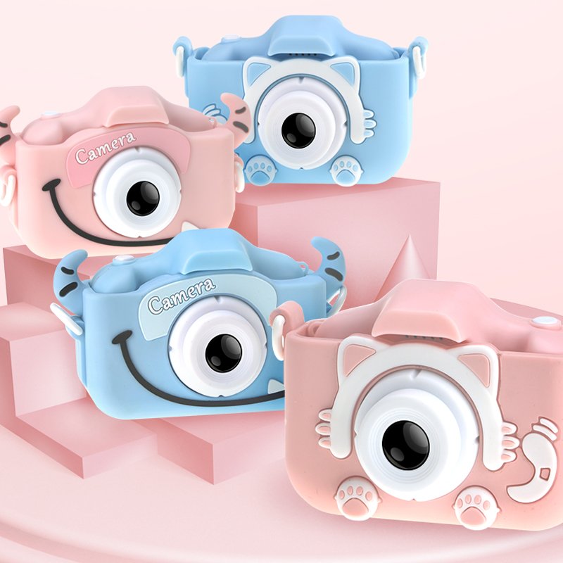 Kids Camera 1080P HD 2.0 Inch Color Screen Dual Selfie Video Game Mini Digital Camera Children Camera for Kid Toys Gifts
